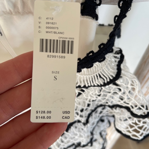 🪽NWT🪽 Anthropologie Lace Tank Sz Small - Picture 4 of 4